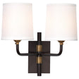 Jamie Young Co. Lawton Double Arm Wall Sconce Wall Sconces jamie-young-4LAWT-DBOB