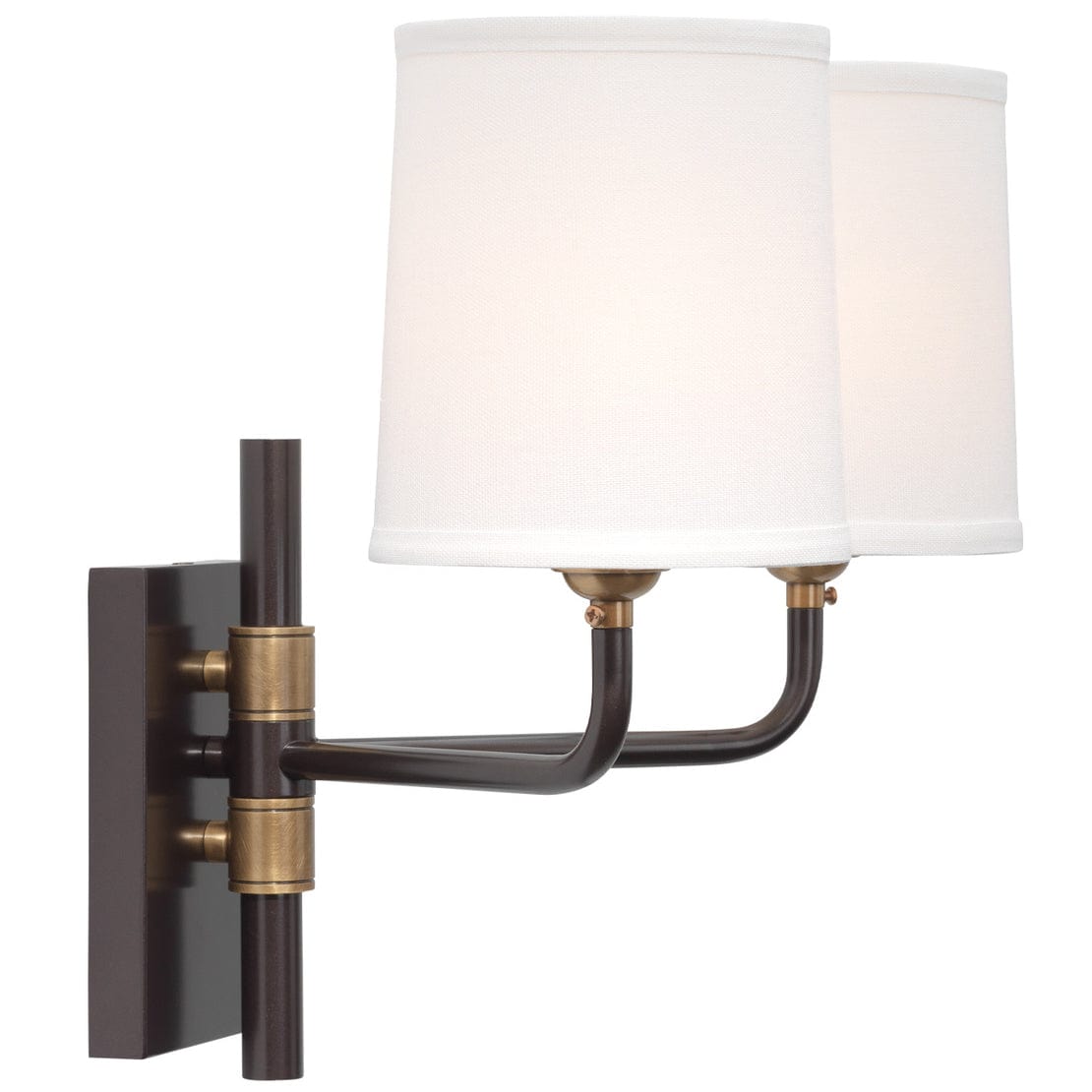 Jamie Young Co. Lawton Double Arm Wall Sconce Wall Sconces jamie-young-4LAWT-DBOB