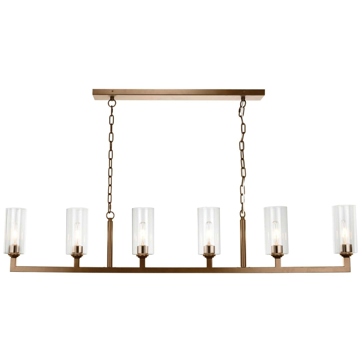 Jamie Young Co. Linear 6 Light Chandelier Lighting