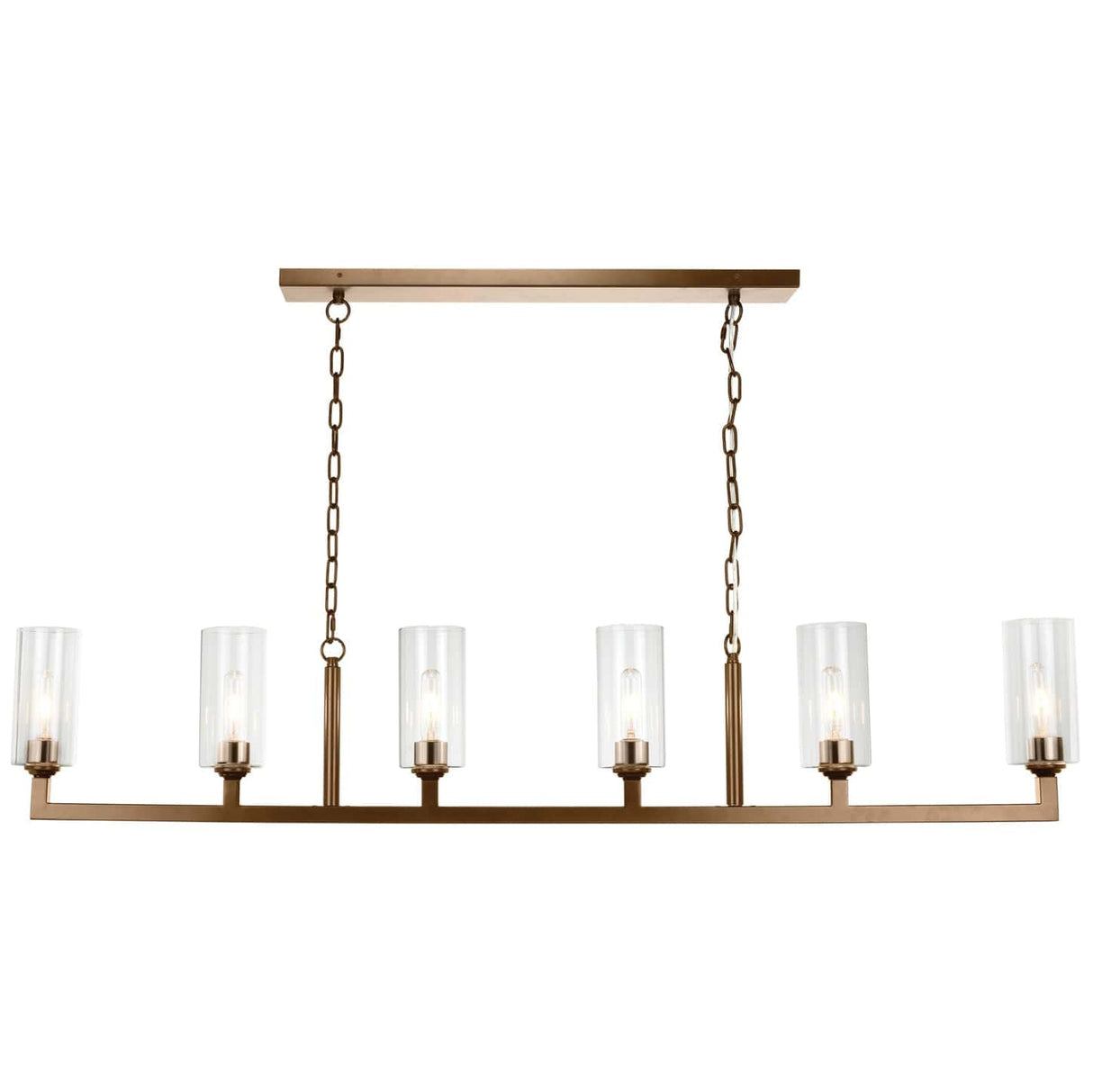 Jamie Young Co. Linear 6 Light Chandelier Lighting