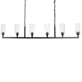 Jamie Young Co. Linear 6 Light Chandelier Lighting jamie-young-5LINE6-OBCL 688933029833