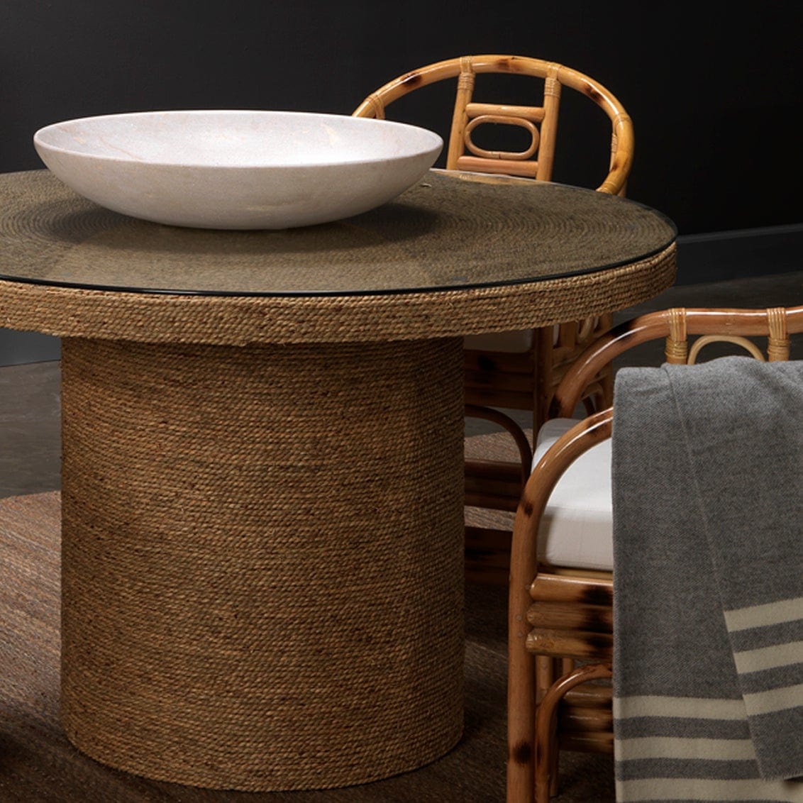 Jamie Young Co. Marble Bowl Bowls jamie-young-7MARB-XLWH