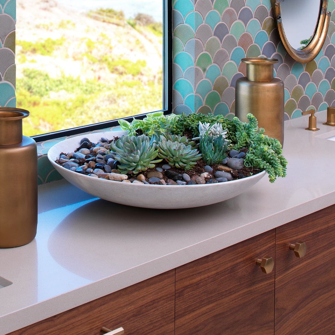 Jamie Young Co. Marble Bowl Bowls jamie-young-7MARB-XLWH