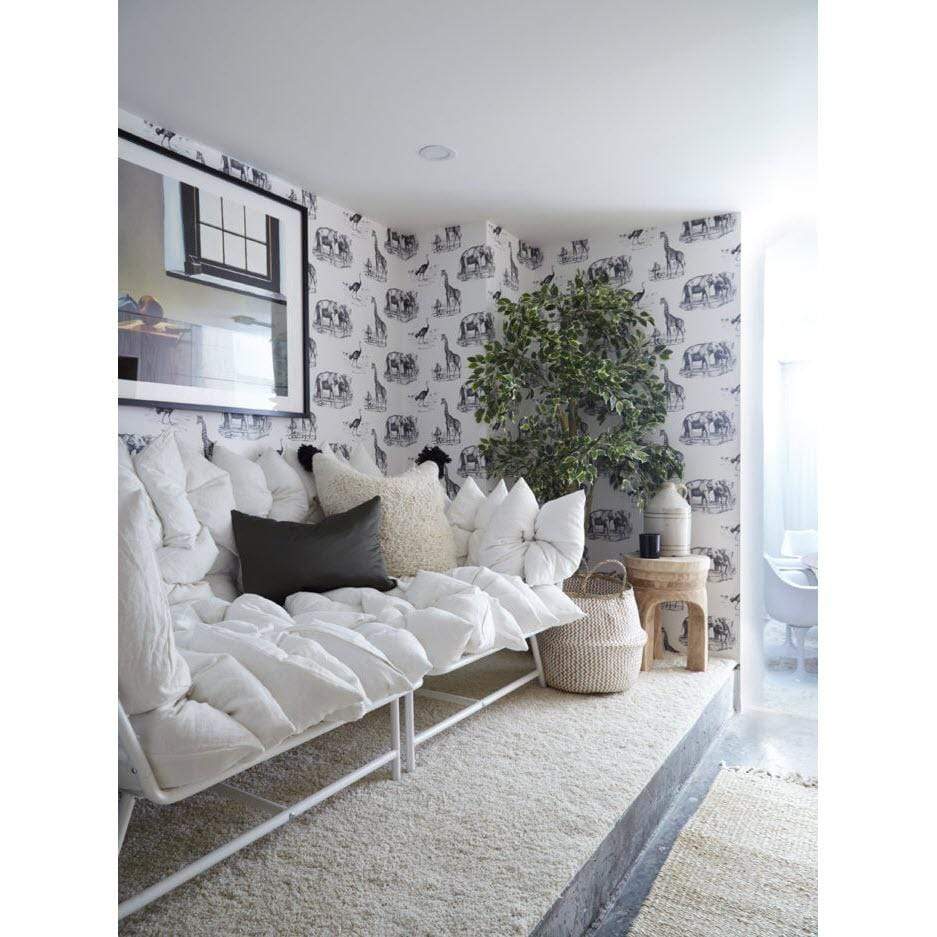 Jamie Young Co. Mesa Wooden Stool Decor Jamie-Young-20MESA-STWD 00688933019438