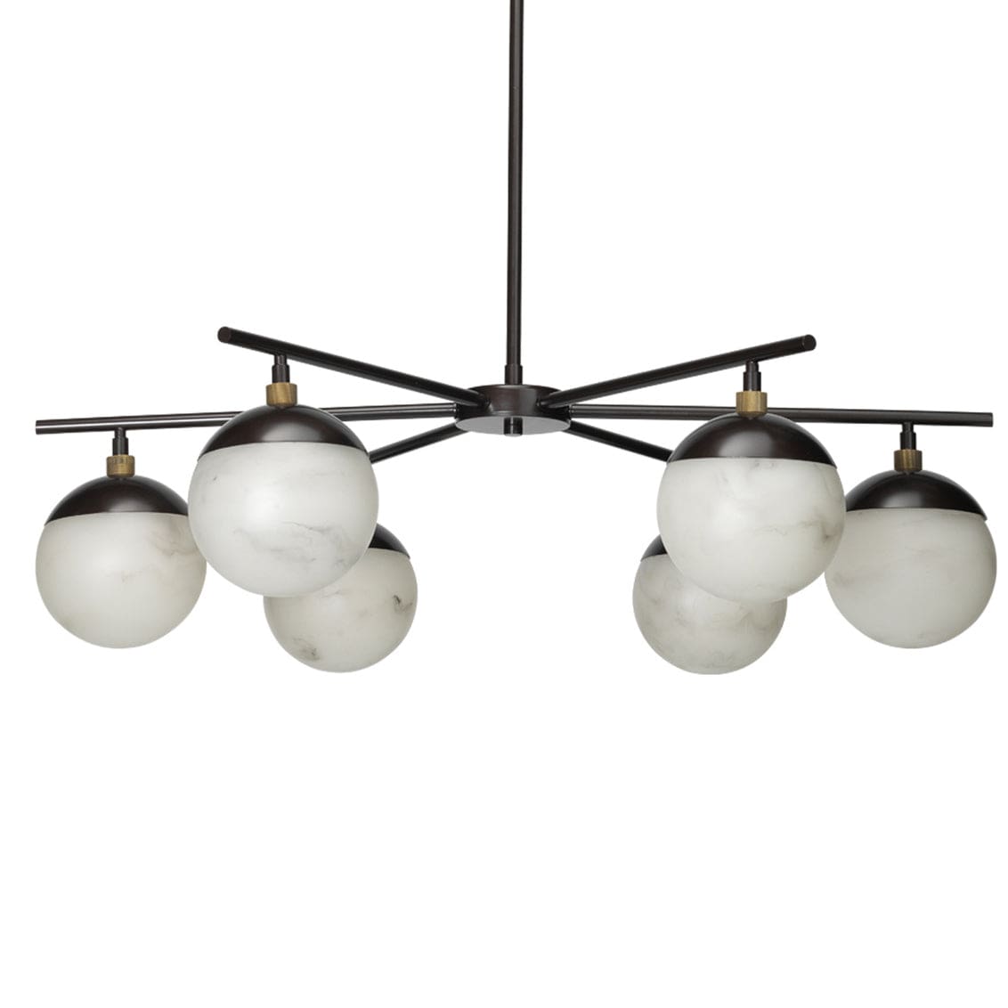 Jamie Young Co. Metro 6 Light Chandelier Chandeliers jamie-young-5METR6-CHOB