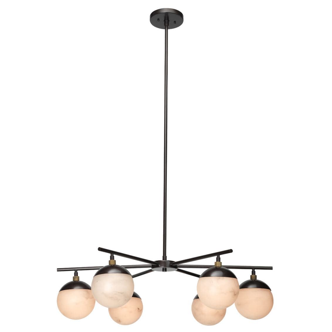 Jamie Young Co. Metro 6 Light Chandelier Chandeliers jamie-young-5METR6-CHOB