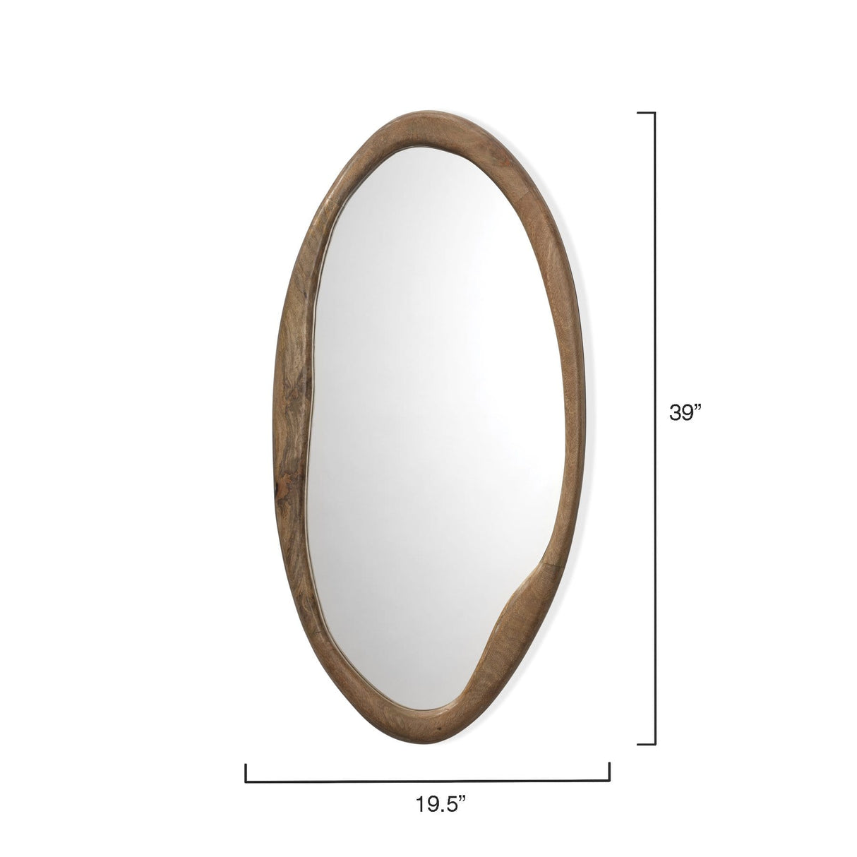 Jamie Young Co. Organic Oval Mirror Wall jamie-young-6ORGA-OVNA 688933031263
