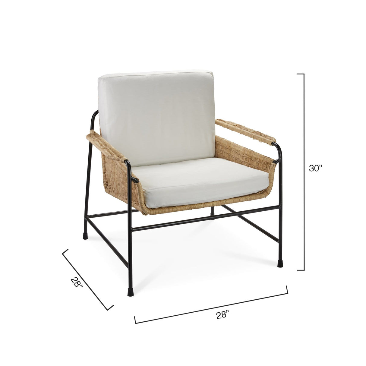 Jamie Young Co. Palermo Lounge Chair Furniture jamie-young-20PALE-CHNA