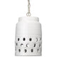 Jamie Young Co. Perforated Pendant Lighting jamie-young-5PERF-LONGWH