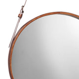 Jamie Young Co. Round Leather Mirror Wall
