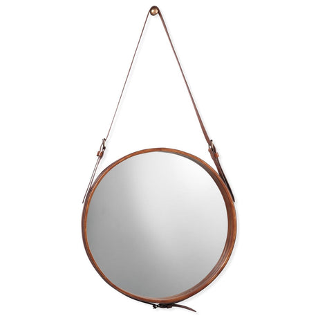 Jamie Young Co. Round Leather Mirror Wall