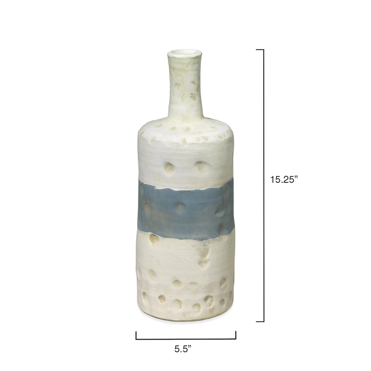 Jamie Young Co. Sedona Vessels (Set of 3) - Blue Decor Jamie-Young-7SEDO-VEBL 00688933018301