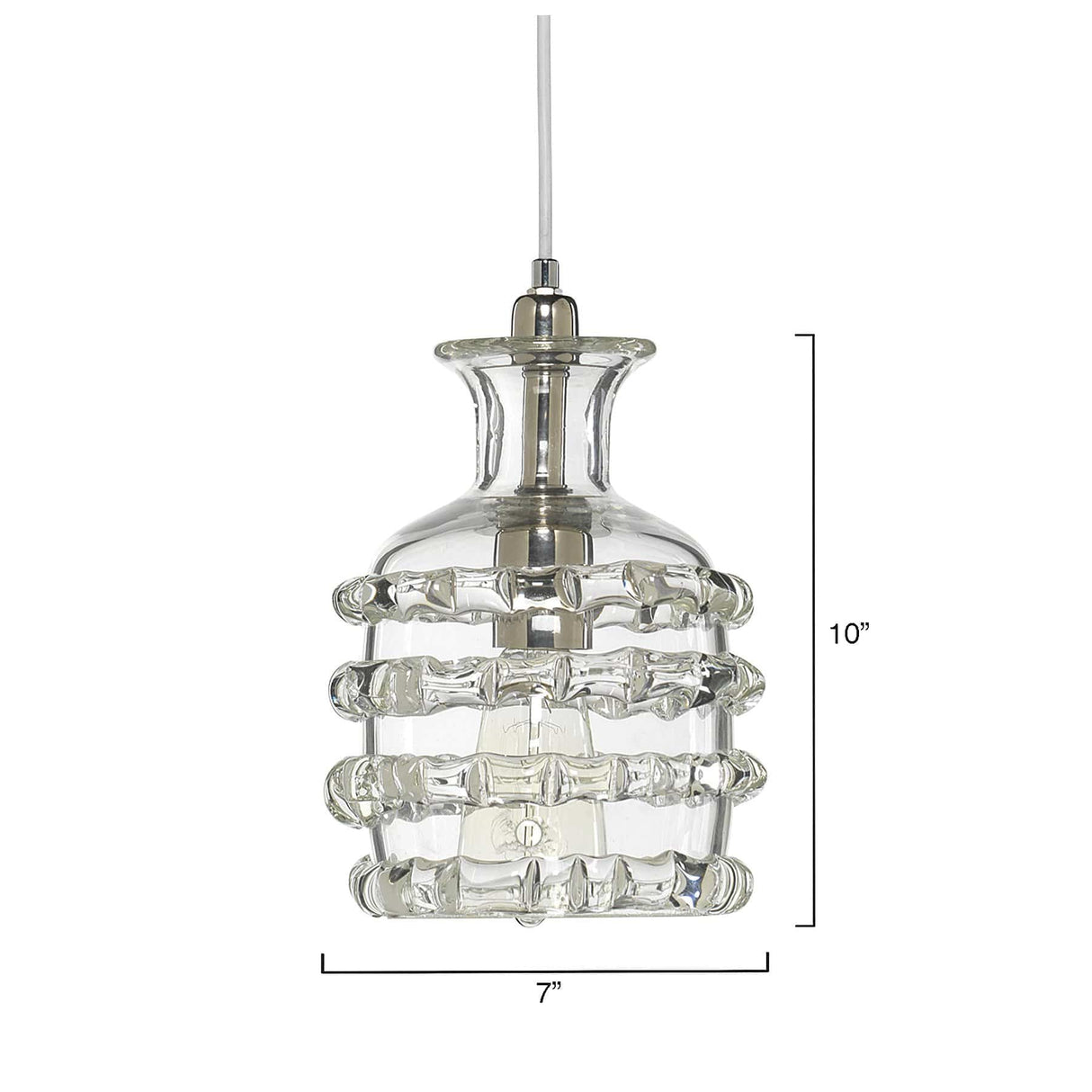 Jamie Young Co. Small Ribbon Pendant Lighting Jamie-Young-5RIBB-SMCL 00190213779371