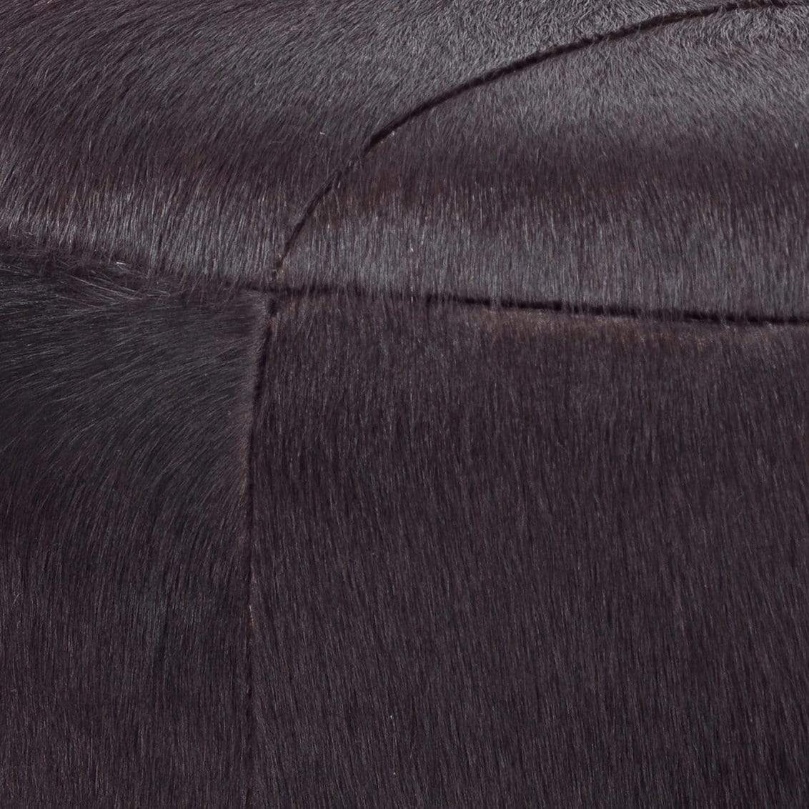 Jamie Young Co. Thackeray Round Pouf - Espresso Furniture