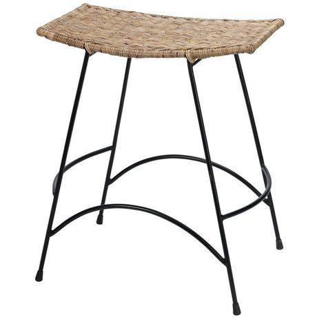Jamie Young Co. Wing Bar & Counter Stool - Rattan/Steel Furniture