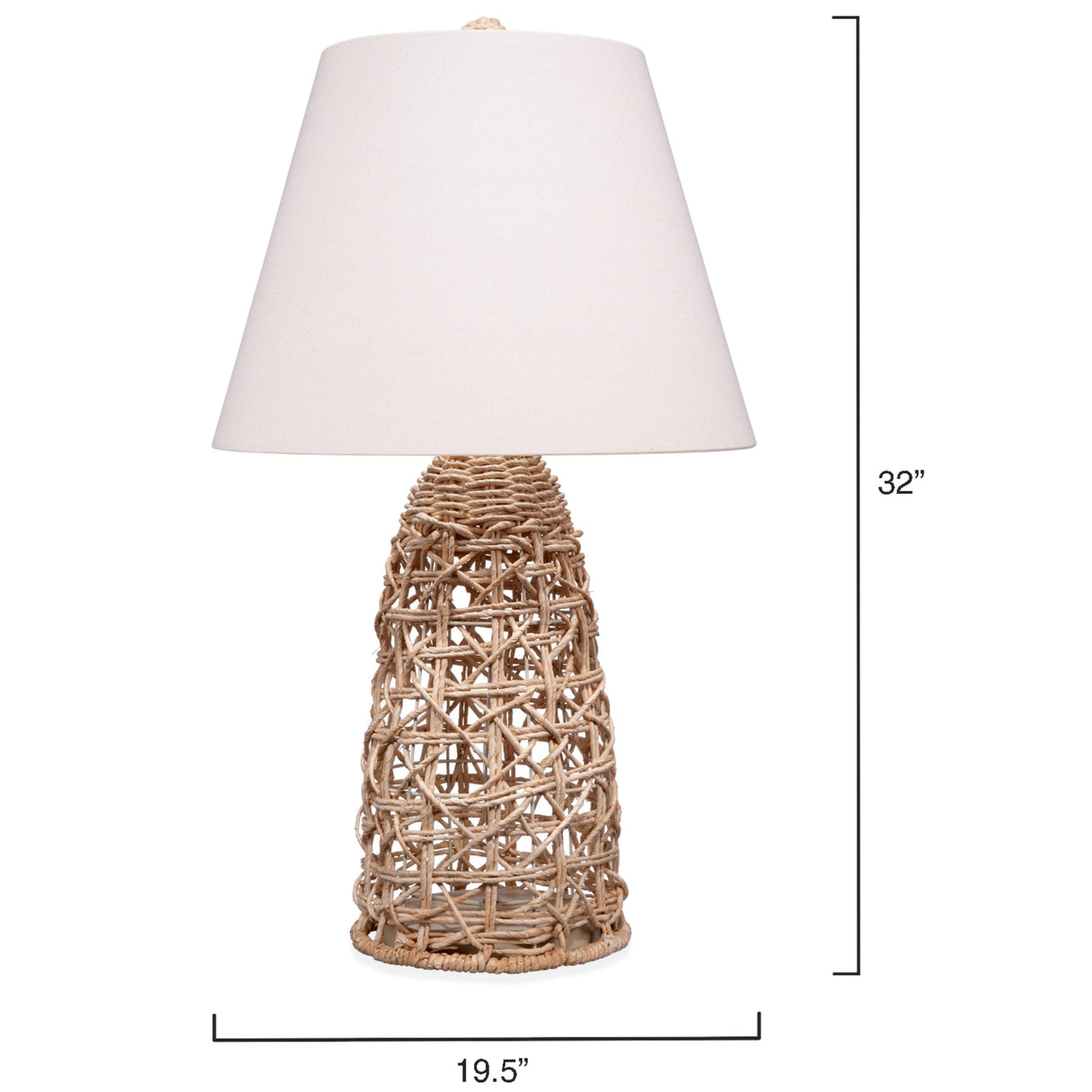 Jamie Young Kauai Table Lamp Lighting jamie-young-9KAUITLNA 688933036077