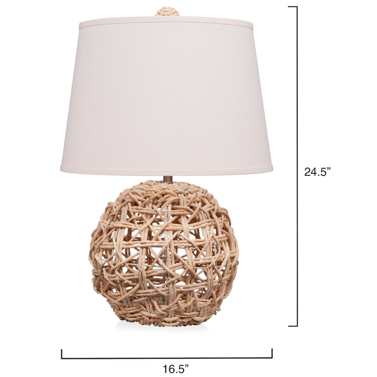 Jamie Young Maui Table Lamp Lighting jamie-young-9MAUITLNAT 688933036107