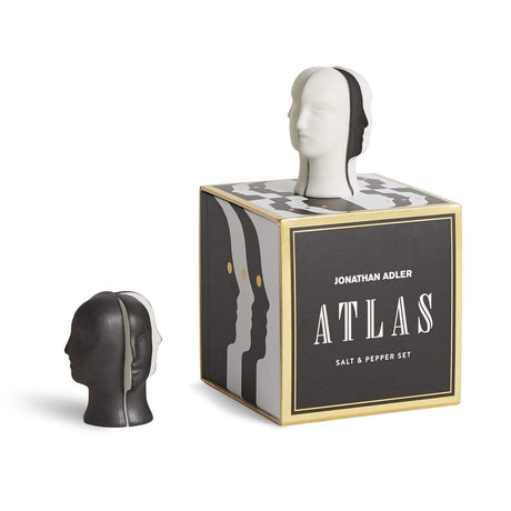 Jonathan Adler Atlas Salt & Pepper Shaker Set Decor jonathan-adler-29409 00810023801160