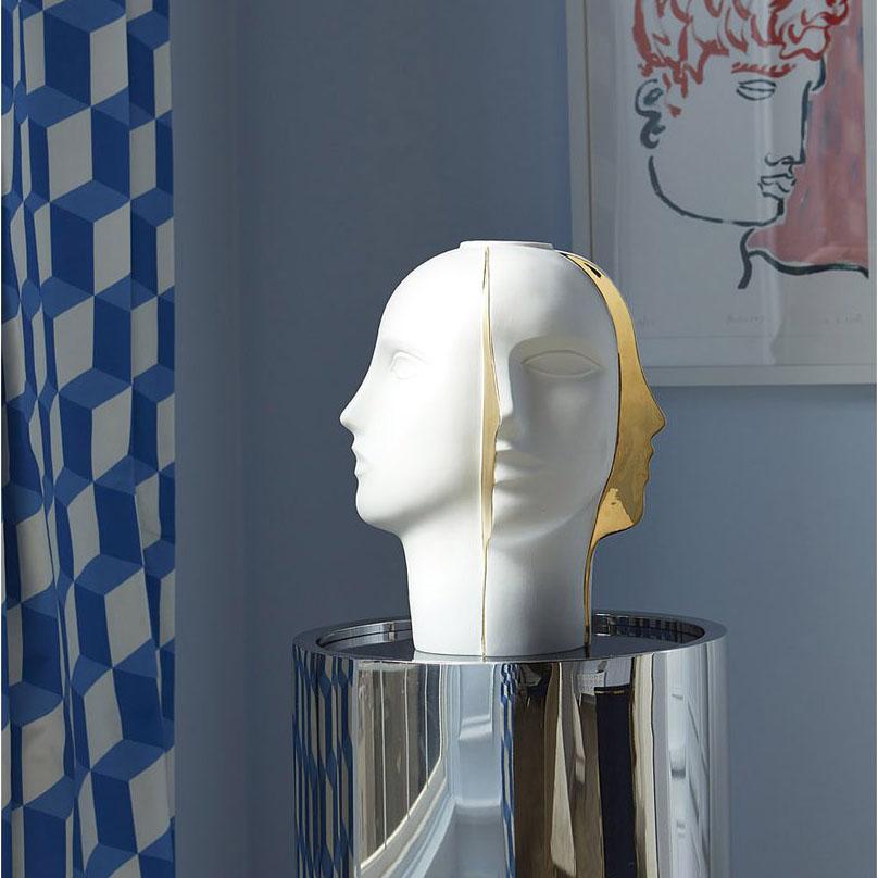 Jonathan Adler Atlas Split Vase Decor JA-9729408 810023801153