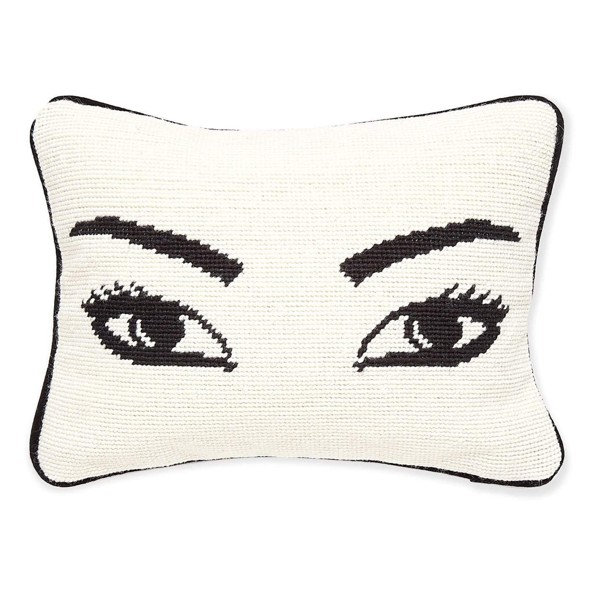 Jonathan Adler Eyes Needlepoint Pillow Pillow & Decor Jonathan-Adler-25093 00848539017294