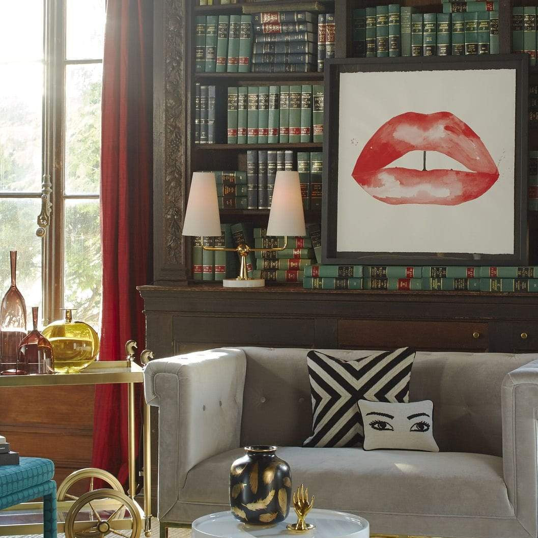 Jonathan Adler Eyes Needlepoint Pillow Pillow & Decor Jonathan-Adler-25093 00848539017294