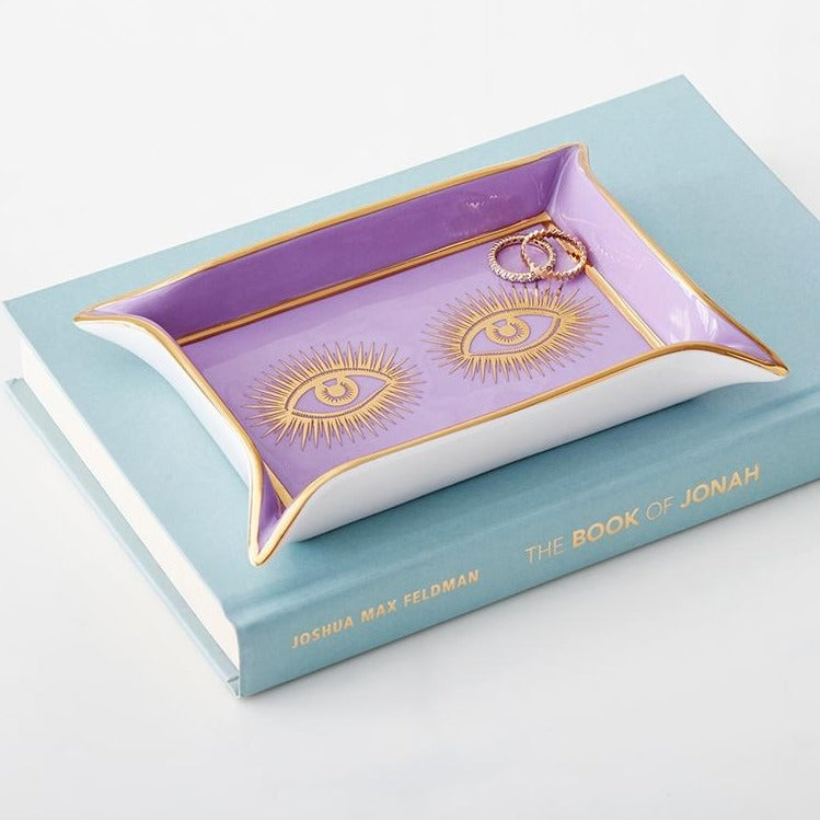 Jonathan Adler Eyes Valet Porcelain Tray Decor jonathan-adler- 26554 00848539064298