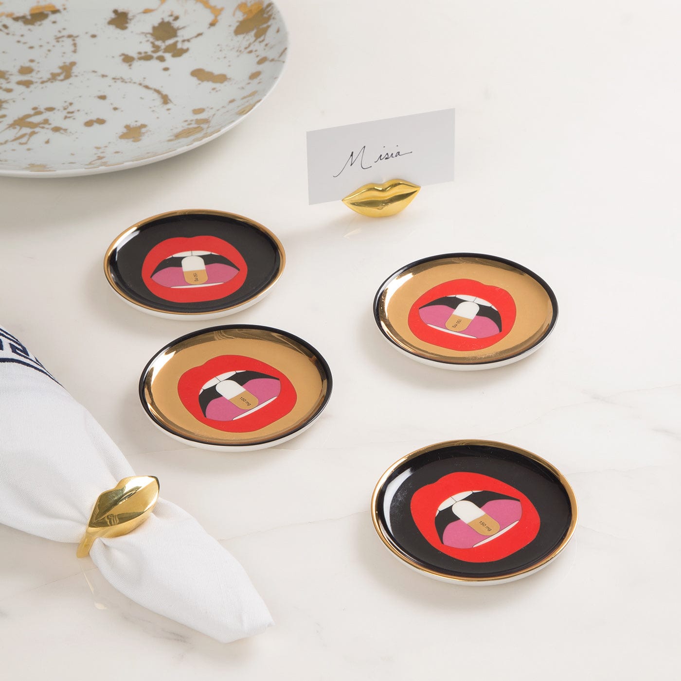 Jonathan Adler Full Dose Coaster Set