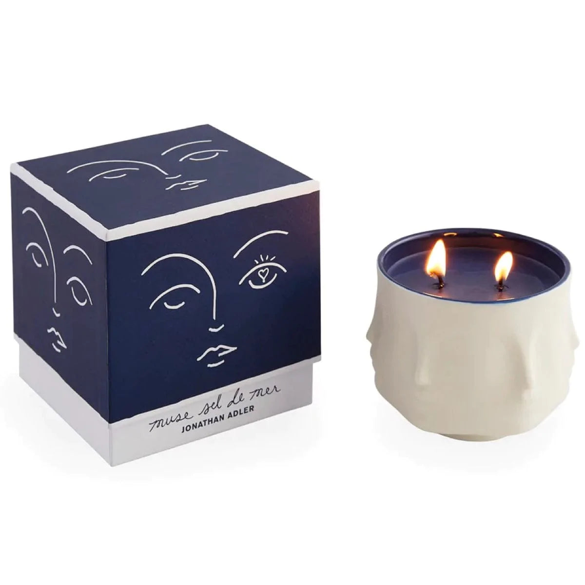 Jonathan Adler Muse Couleur Sel de Mer Candle Pillow & Decor Jonathan-Adler-32657