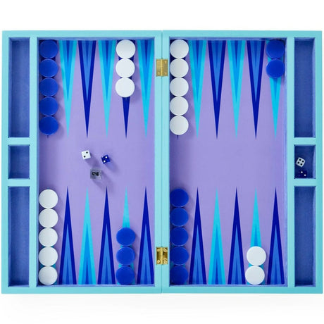 Jonathan Adler Scala Backgammon Set-Blue/Purple Decor jonathan-adler-32607