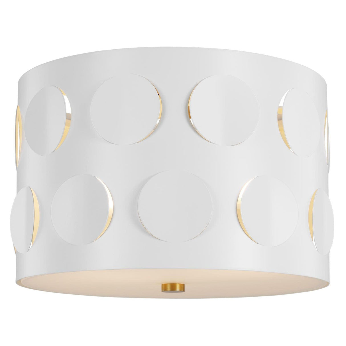 Kate Spade Dottie Small Flush Mount Lighting kate-spade-KSF1002BBS 014817620061