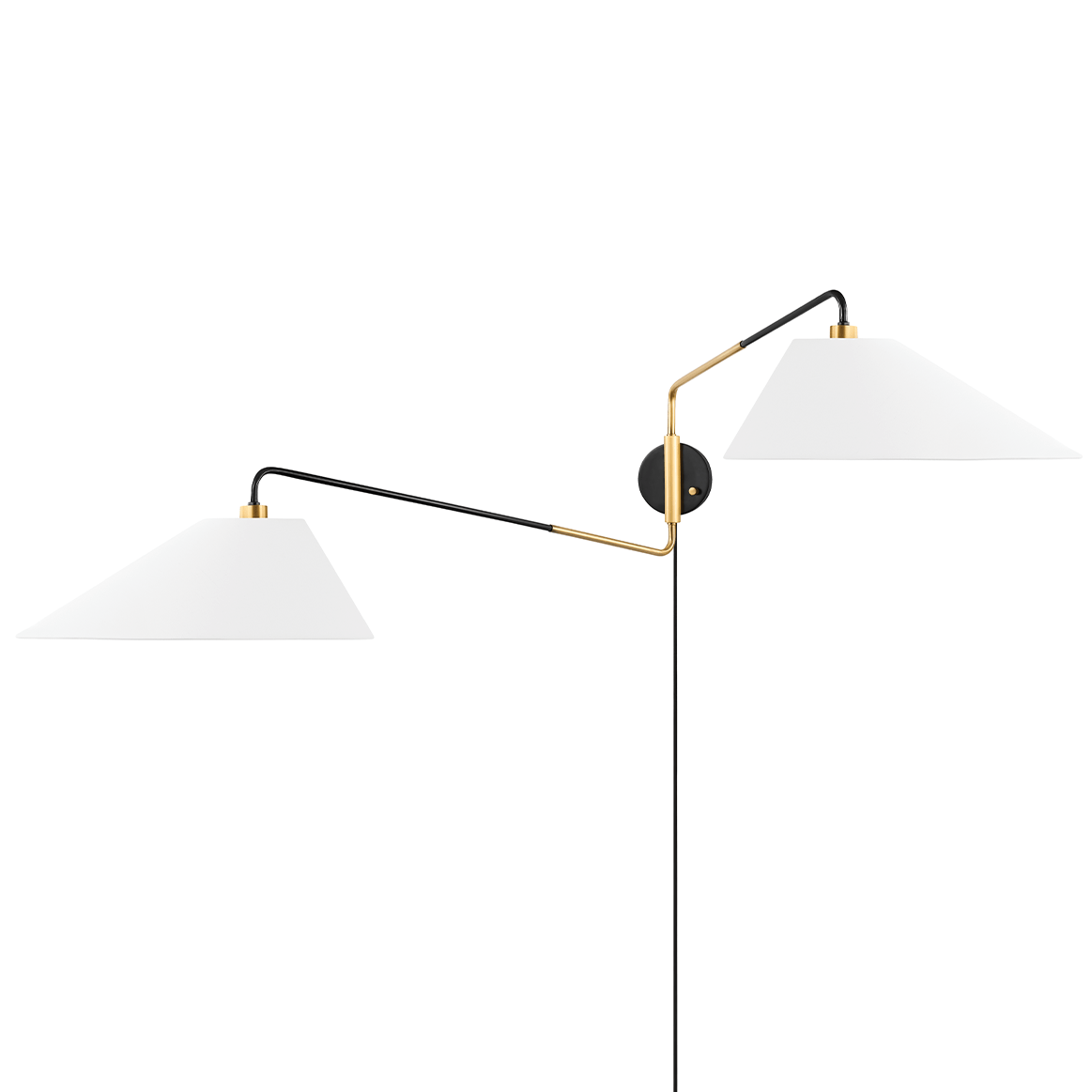 Kelly Behun Duo Plug-In Sconce Lighting hudson-valley-KBS1751102-AOB