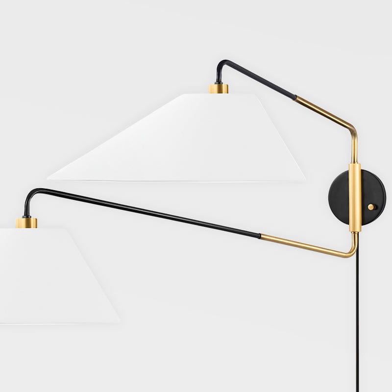 Kelly Behun Duo Plug-In Sconce Lighting hudson-valley-KBS1751102-AOB