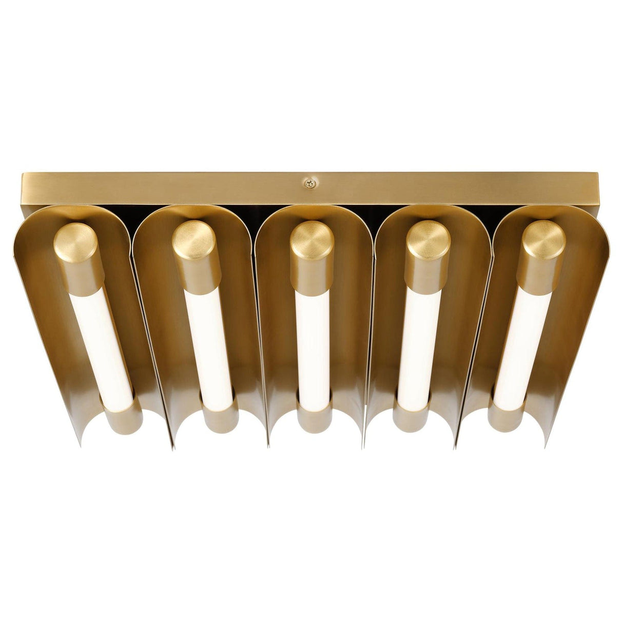 Kelly Wearstler Carson Five Light Flush Mount Lighting kelly-wearstler-KF1095BBS 014817618396