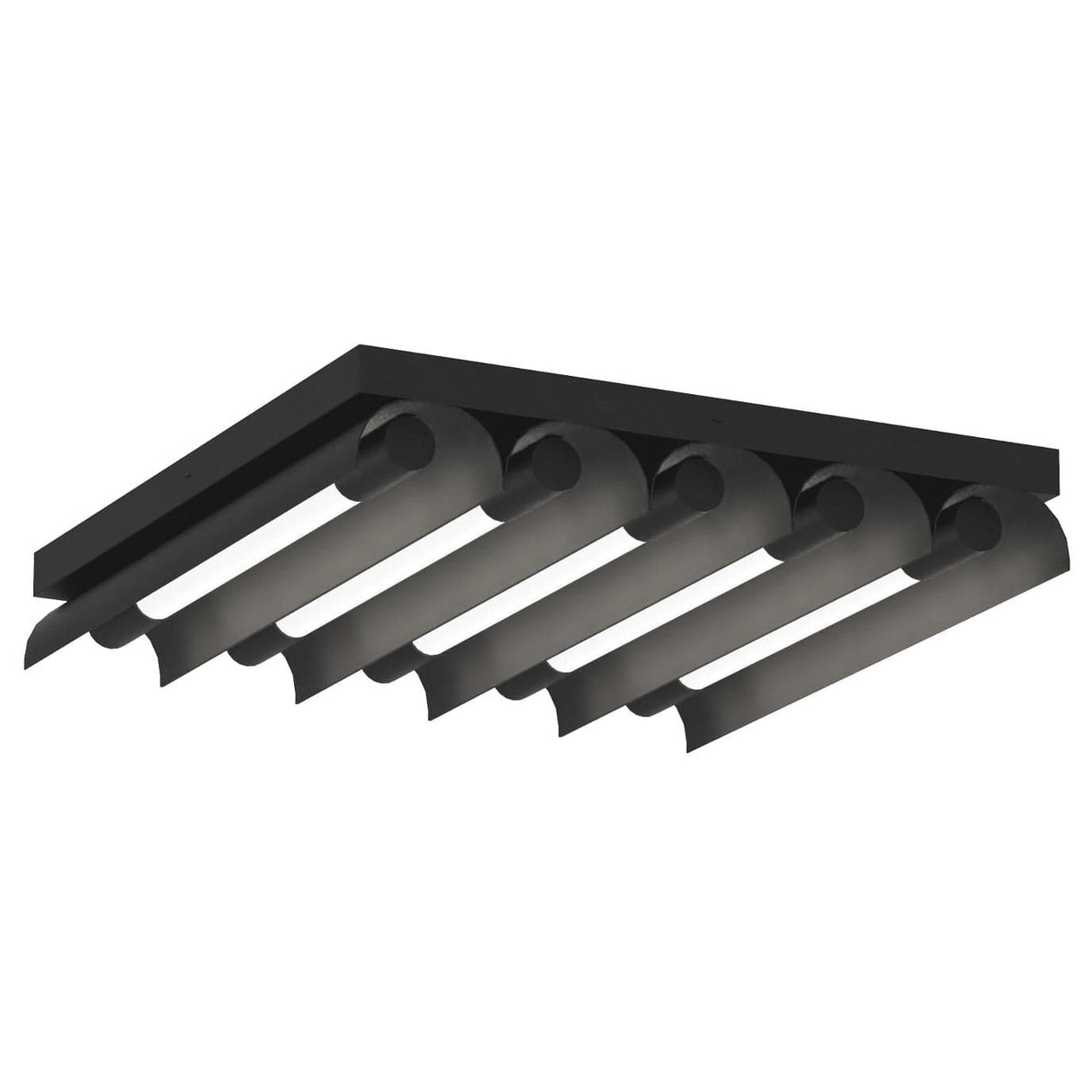 Kelly Wearstler Carson Five Light Flush Mount Lighting kelly-wearstler-KF1095MBK 014817618402