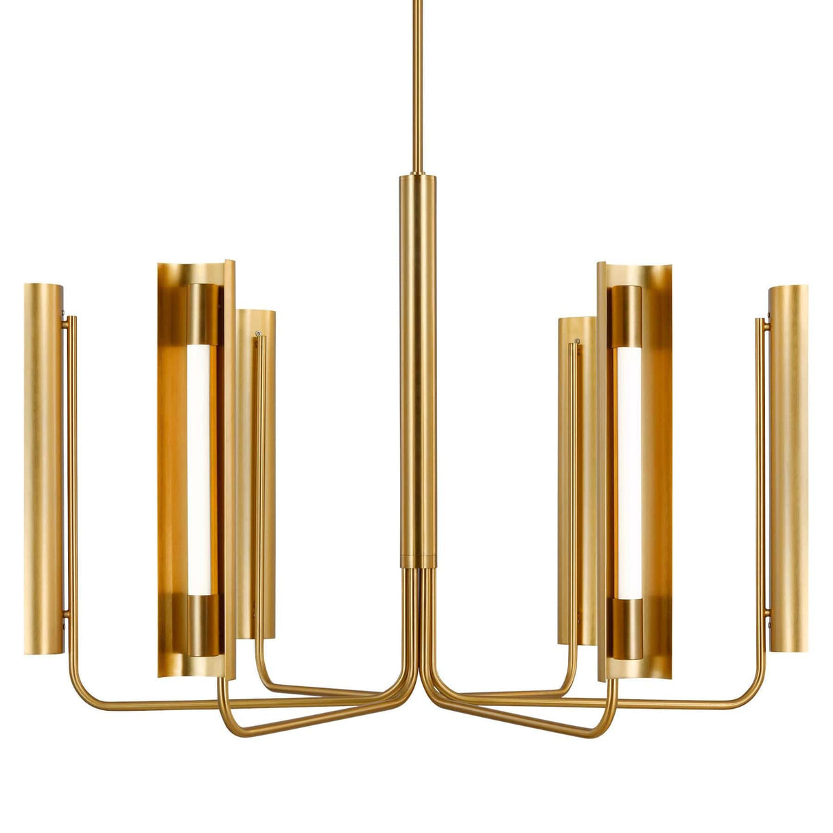 Kelly Wearstler Carson Six Light Chandelier Lighting kelly-wearstler-KC1076BBS 014817618334