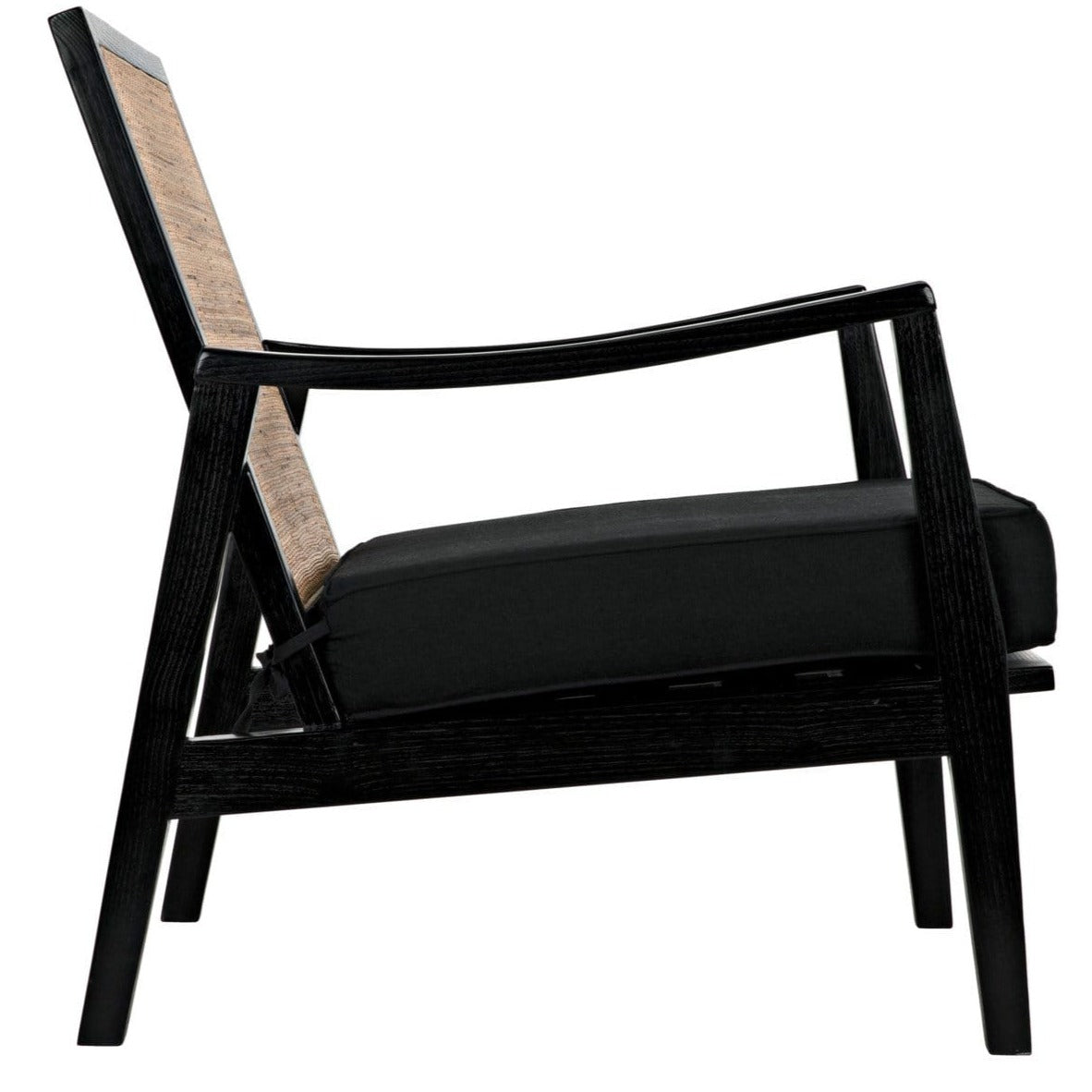 Lichtenstein Chair, Charcoal Black Chairs noir-AE-215CHB