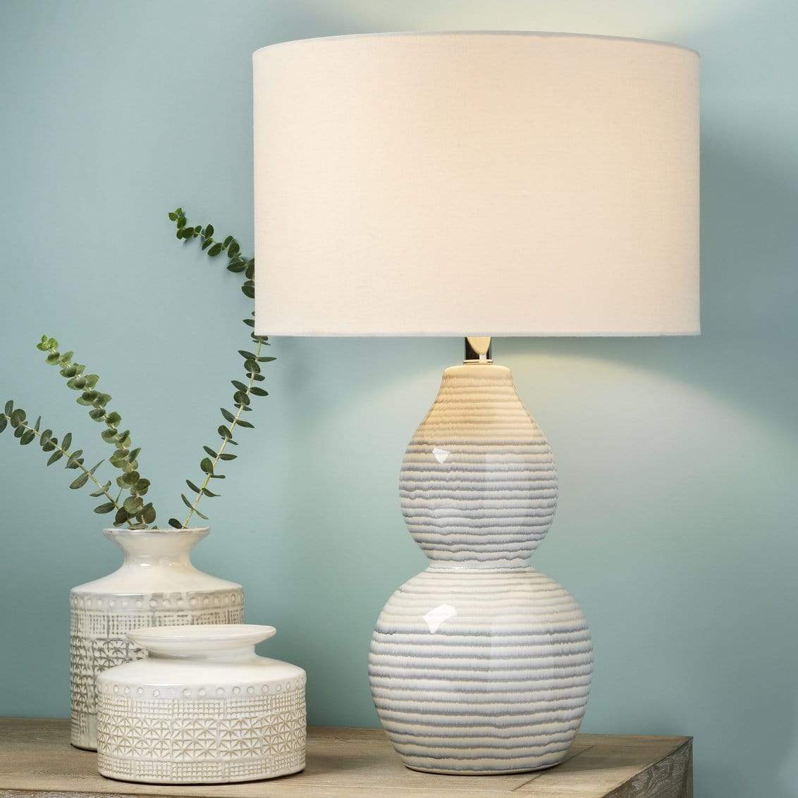 Lighting by BLU Catalina Wave Table Lamp Lighting jamie-young-LSCATALINAWH
