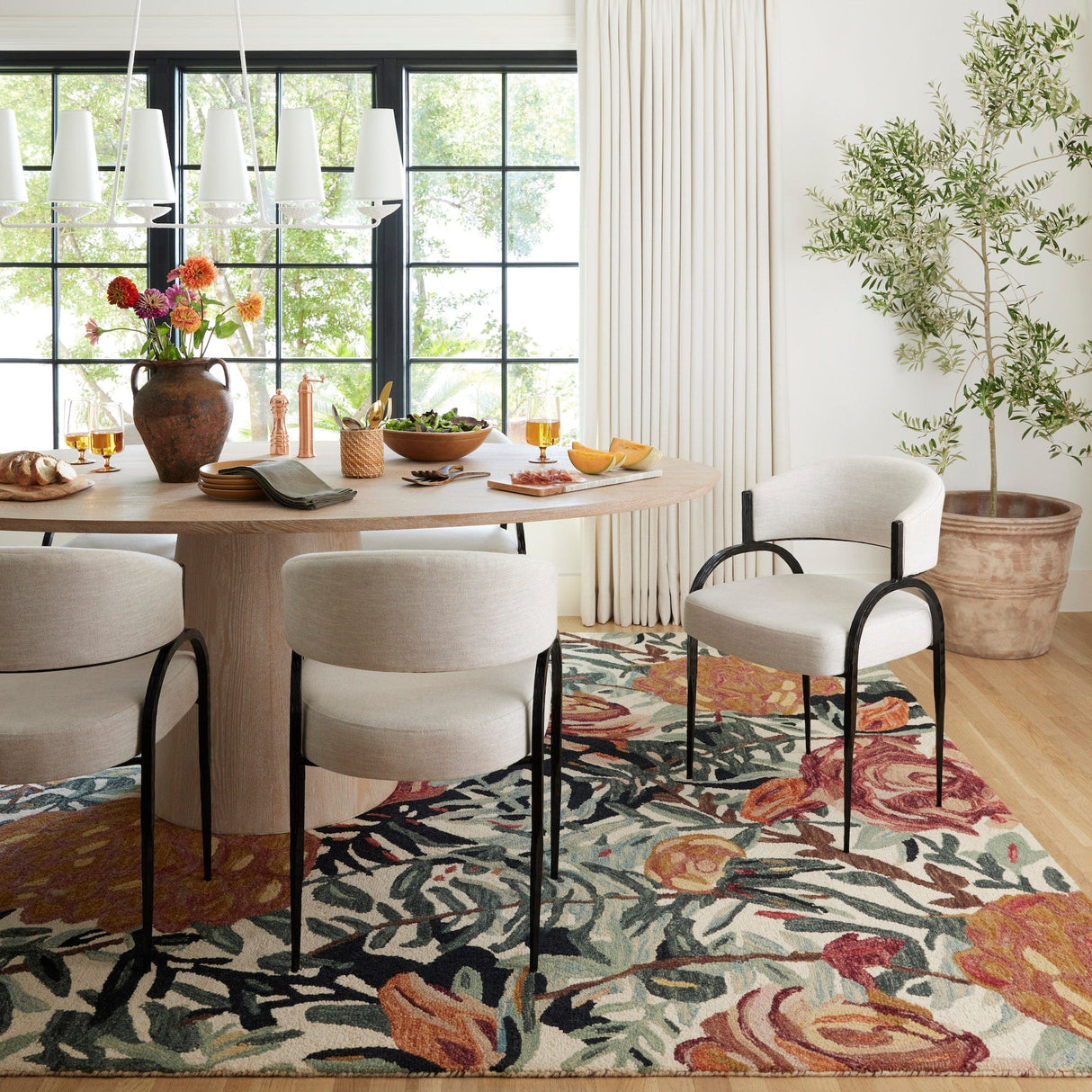 Loloi Belladonna Rug - Black/Lagoon Rugs