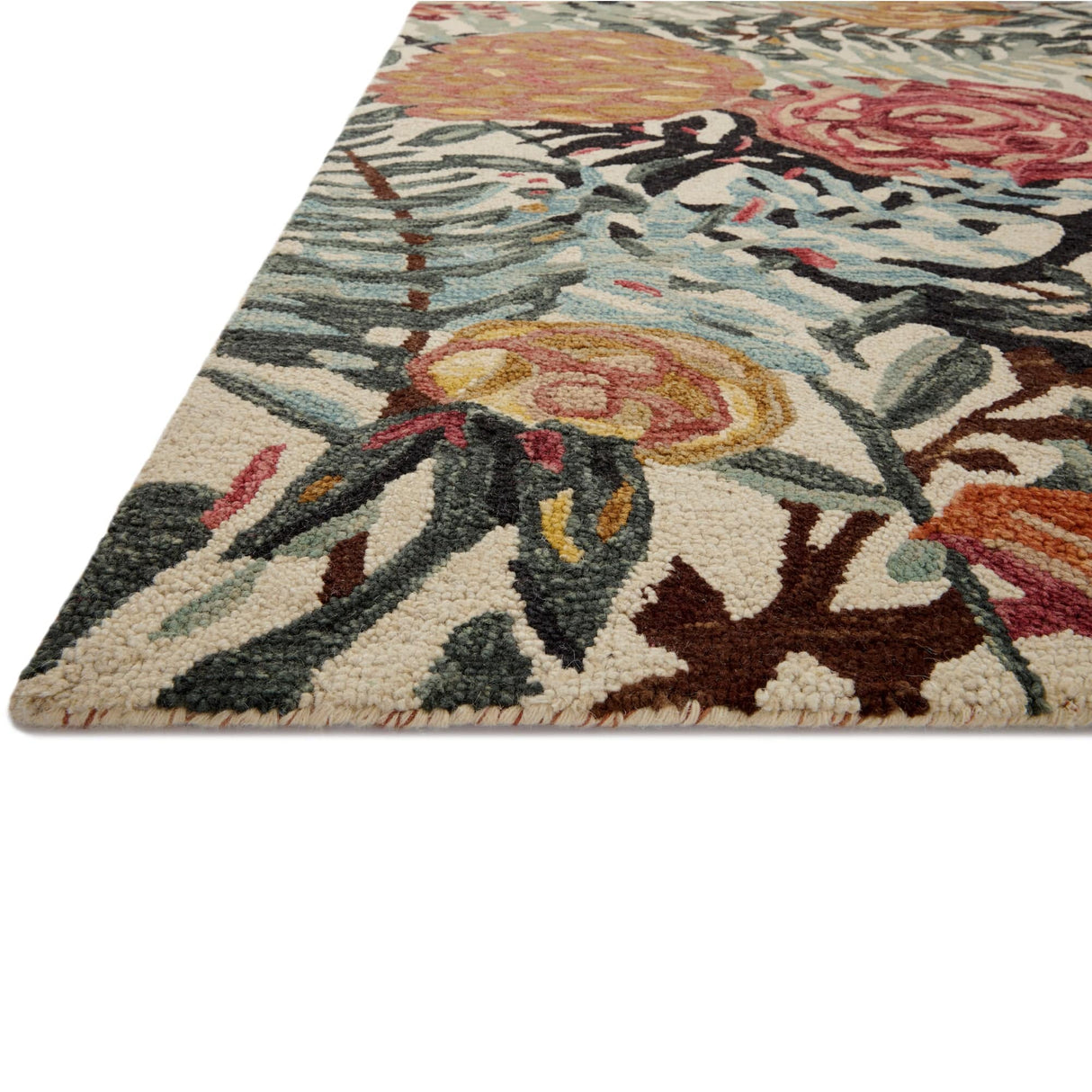 Loloi Belladonna Rug - Black/Lagoon Rugs