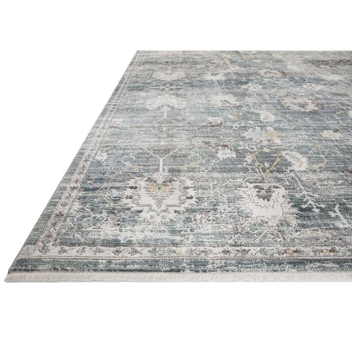 Loloi Bonney Rug - Lagoon/Ivory Rugs