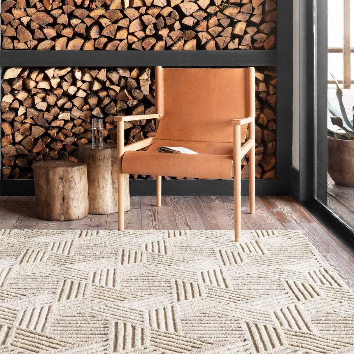 Loloi Ehren Rug - Oatmeal/Ivory Rugs