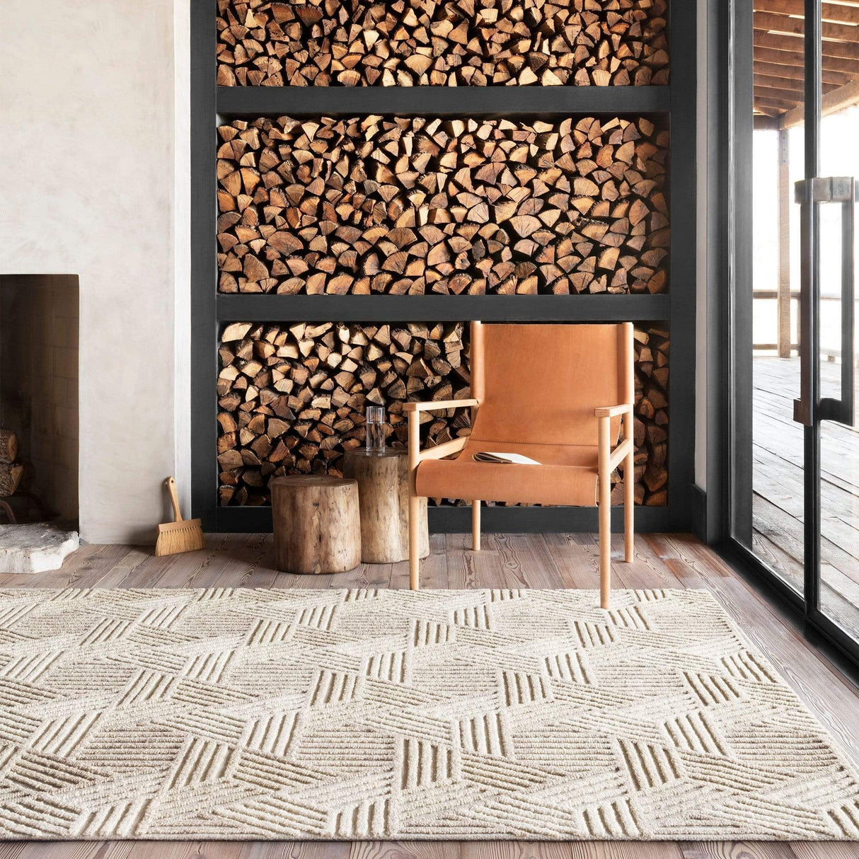 Loloi Ehren Rug - Oatmeal/Ivory Rugs