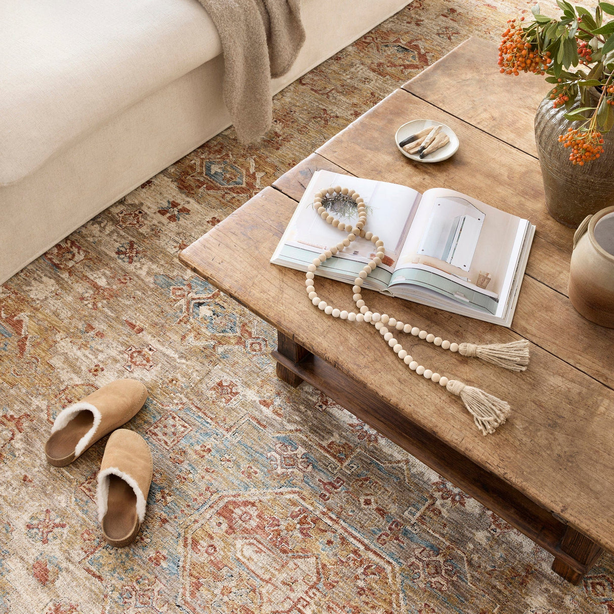 Loloi Gaia Rug - Gold/Taupe Rugs