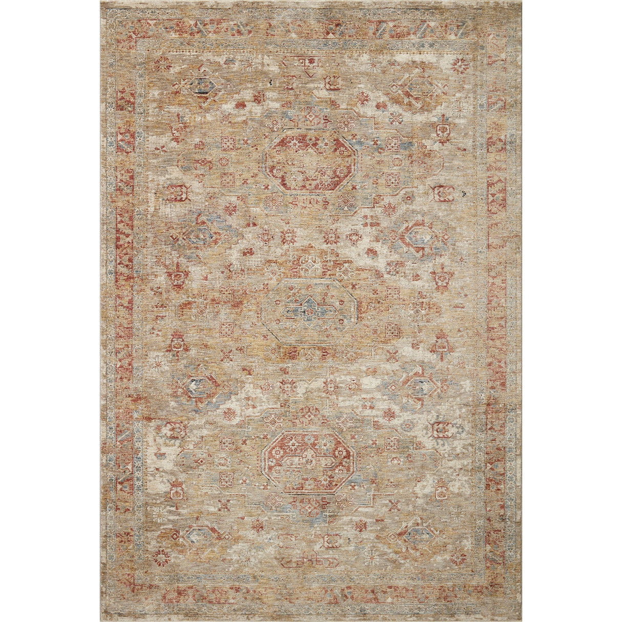 Loloi Gaia Rug - Gold/Taupe Rugs