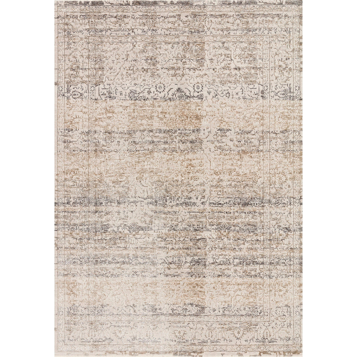 Loloi Homage Rug - Ivory/Silver Rugs loloi-HOMAHOM-01GTBE2034 885369513831