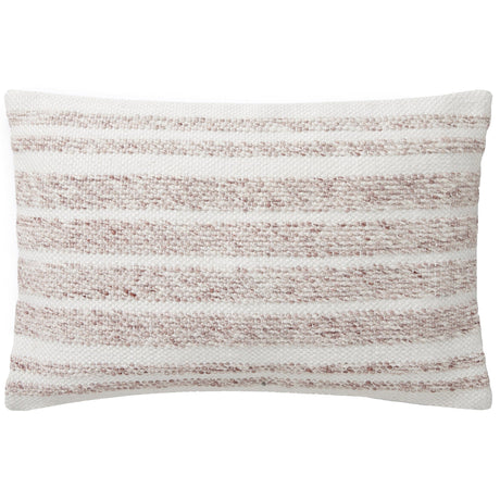 Loloi Indoor/Outdoor Pillow - Blush/Natural Pillow & Decor loloi-P056PLL0067BHNAPIL5 885369630941