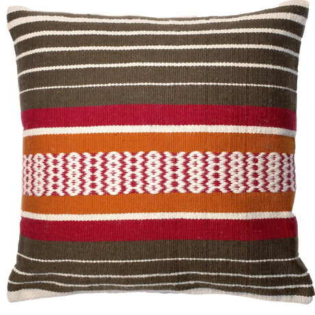 Loloi Indoor/Outdoor Pillow - Brown/Multi Pillows loloi-P051P0214BRMLPIL3 885369219849
