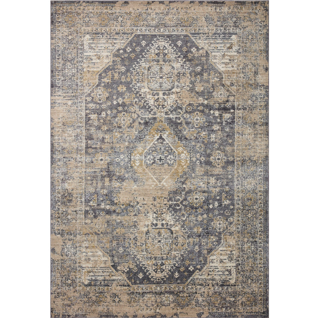 Loloi Ingrid Rug - Silver/Charcoal Rugs