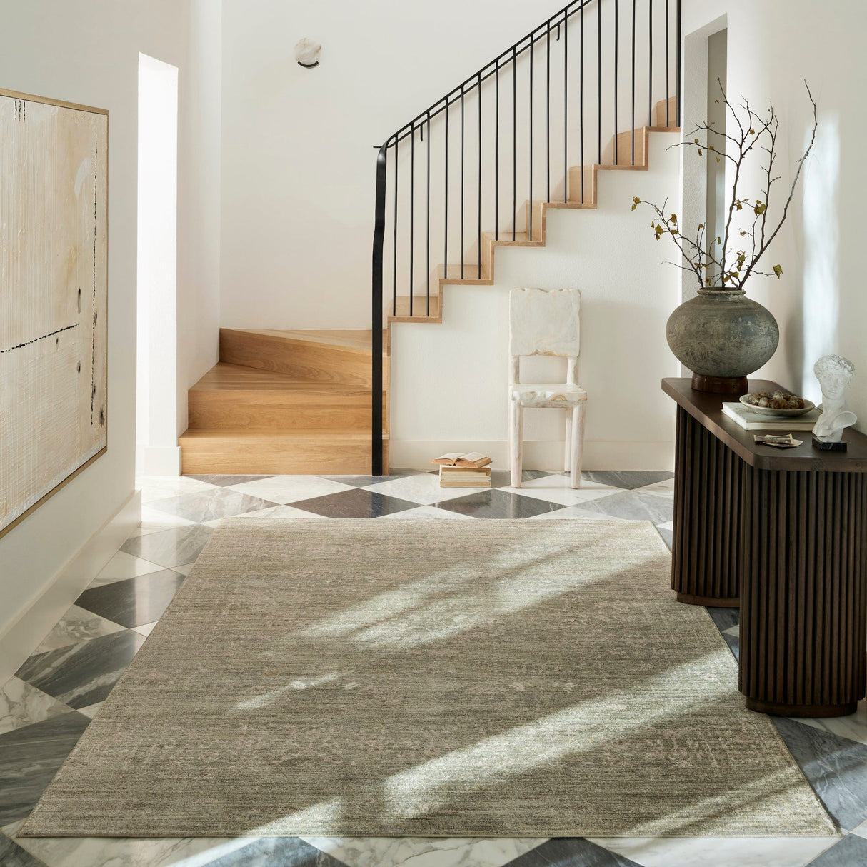 Loloi Ingrid Rug - Silver/Charcoal Rugs