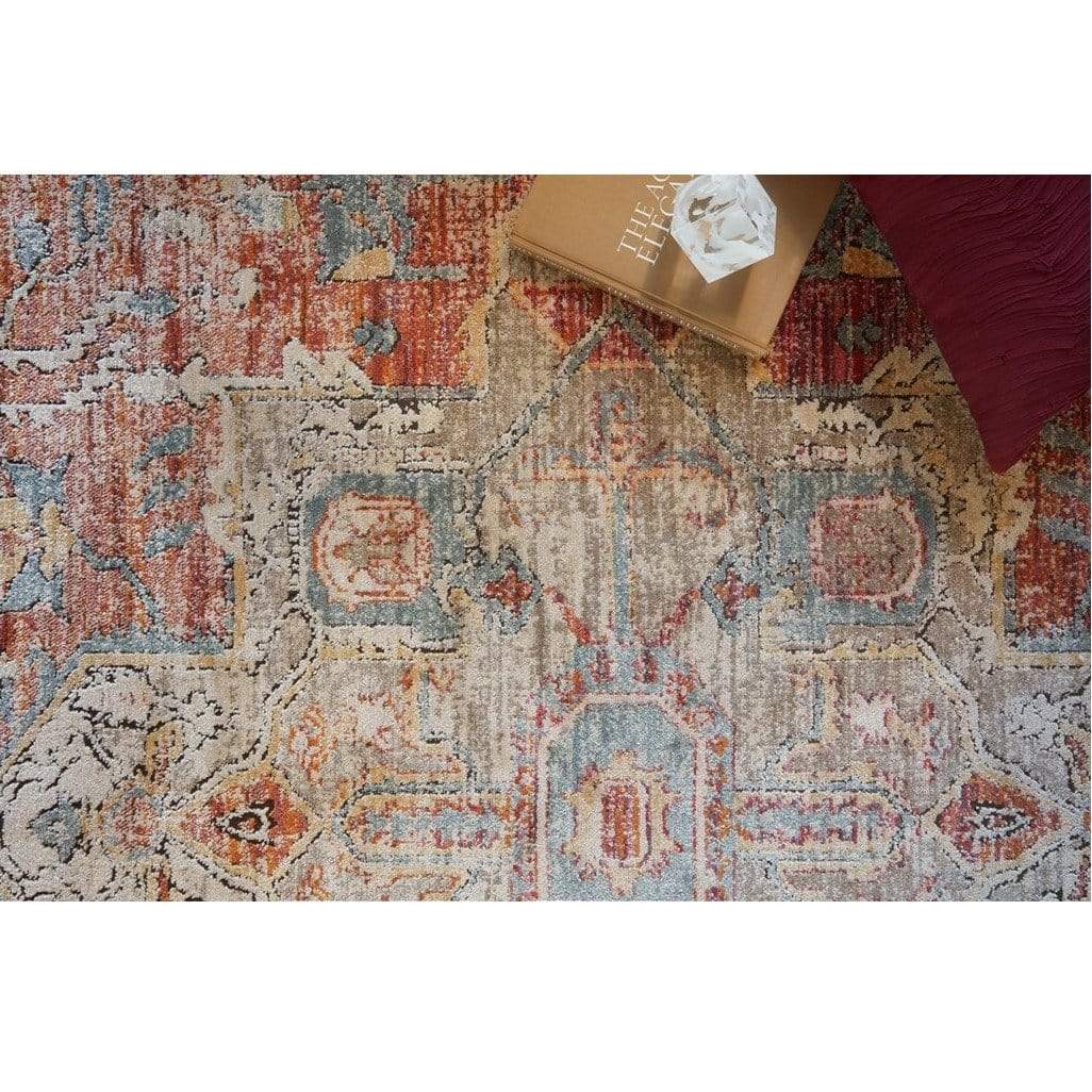 Loloi Javari Rug - Berry/Sunrise Rugs
